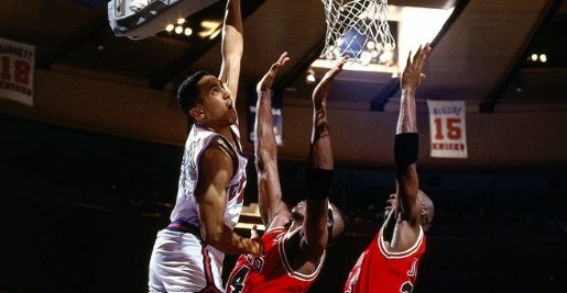 32年前的今天 “疯子”约翰-斯塔克斯东决G2隔扣乔丹和格兰特